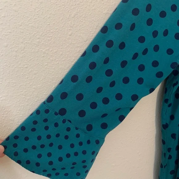 Boden Althea Polkadot, 3/4 sleeve jersey blouse - US size 16 - Picture 6 of 7